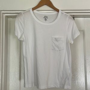 J. Crew essential white tee